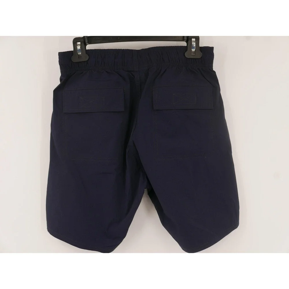 Saturdays New York City Swim Shorts Blue Lined Stretch Drawstring Men's XS 30